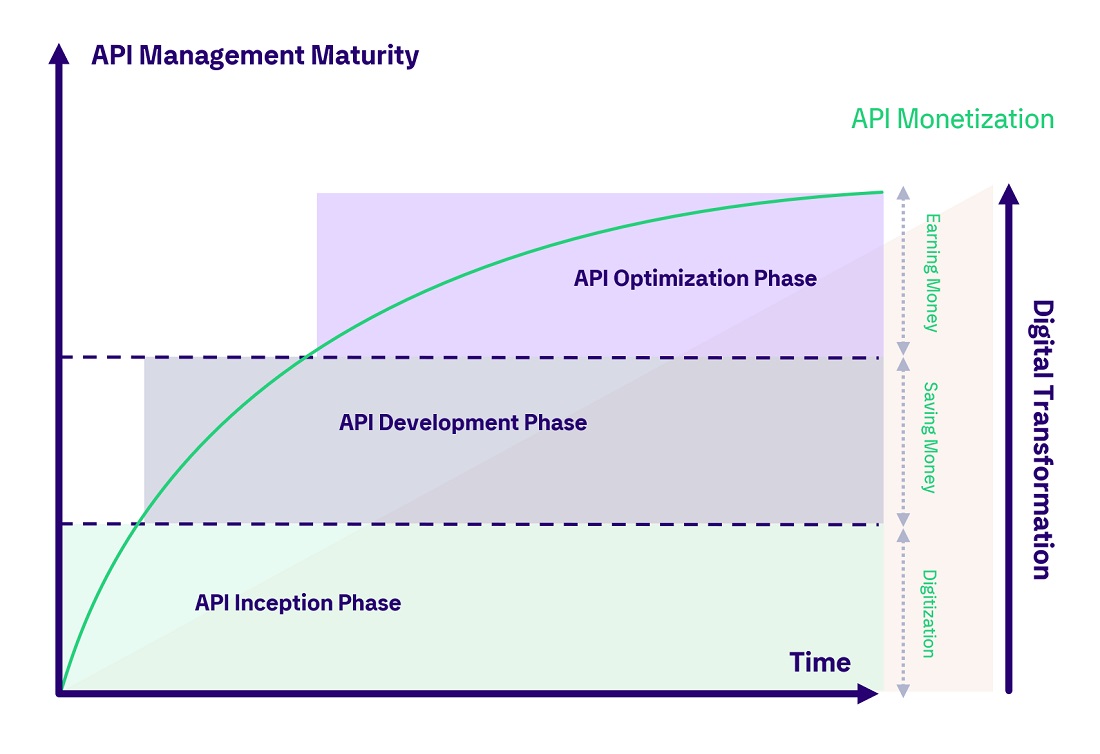 Three maturity levels of API management